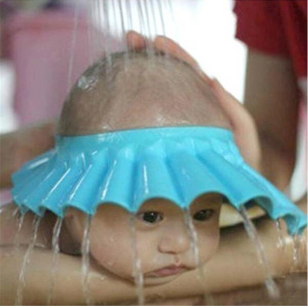 Safe Shampoo Shower Bathing Bath Protect Soft Cap Hat For Baby Wash Hair Shield Bebes Children Bathing Shower Cap Hat Kids