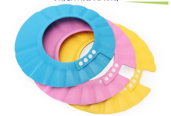 Baby shampoo cap infant shampoo cap child shower baby hat adjustable waterproof