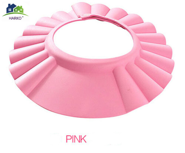 Adjustable Baby Shower Cap Protect Shampoo New Kids Bath Visor Hat Hair Wash Shield for Children Infant Waterproof Cap