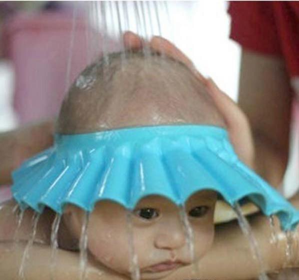Adjustable Baby Hat Safe Shampoo Shower Bathing Bath Protect Soft Cap Hat For Baby Children Kids c067