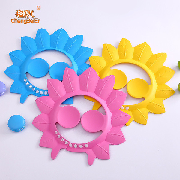 Baby shampoo shampoo with ear waterproof adjustable shower single baby shower cap