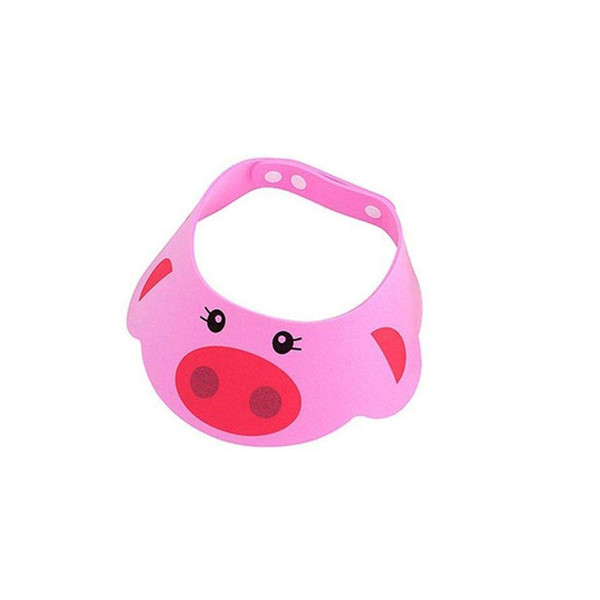 Cap 0 Cartoon Cap Bath Yellow Pink old Adjustable 0 Cute Shower Baby Green Children 5 Years 035kg