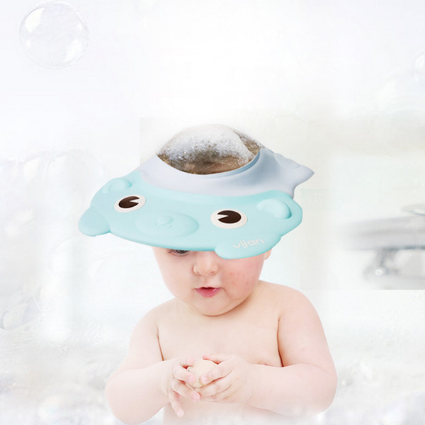 Baby shampoo cap Waterproof ear protection child shower cap protection eye Children baby adjustable Infant Protect Soft