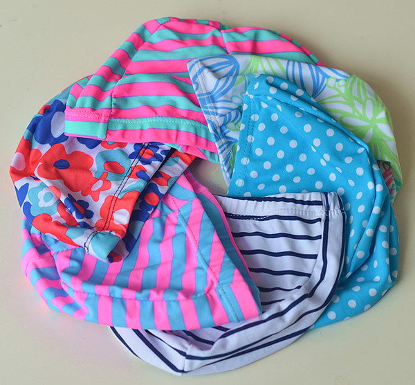 Wholesale- High Quality Elastic Nylon Protect Ears Swimming Cap Hat Ultrathin Boys and Girls Bathing Caps for Children 20 Colors free DHL