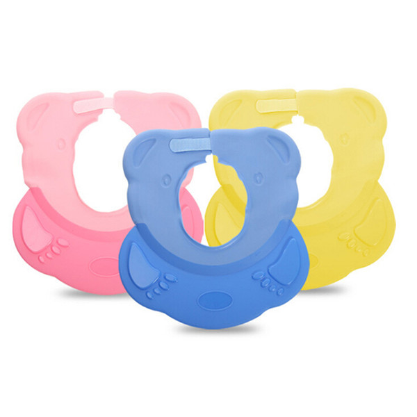 Useful New Hot Solid Baby Shower Cap Child Shampoo Cap Baby Bath Silicone Shampoo Care
