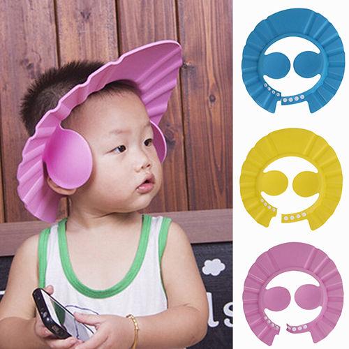 Baby Shower Care Shampoo Cap Bath Protect Ear Wash Hair Cap Hat Adjustable kids Gorro De Ducha