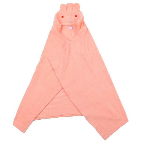 Kids Towel 2018 Toddler 100% Cotton Bathrobe Baby Boys Girls Cartoon Animal Hooded Bath Towel Children Cartoon Bathrobe Cloak