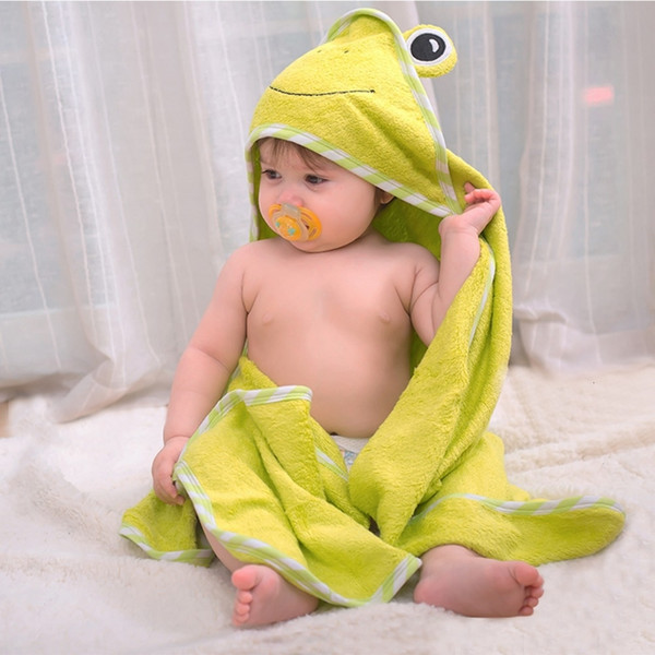 New Children Cute Cartoon Hooded Baby Bath Towel Animal Soft Bamboo Fiber Baby Boys Girls Kids Swimming Beach Towel 85*85cm SH190912