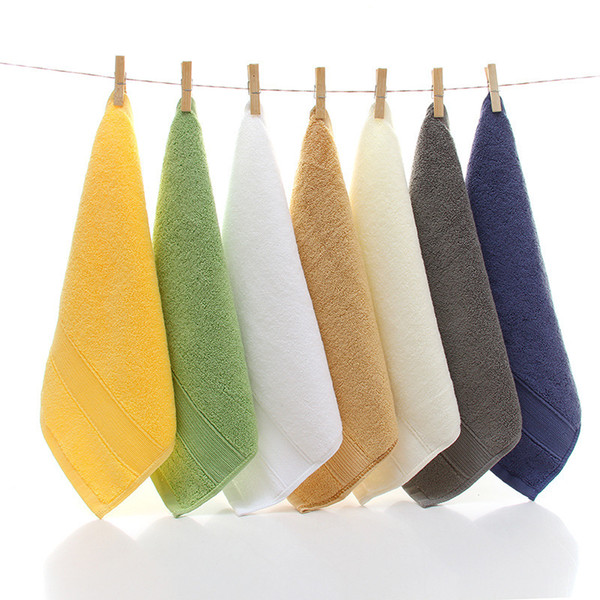 2pcs/lot Hot Baby Kids Stuff 7 Colors Soft Children Infant Bath Towel Cotton Washcloth Wipe