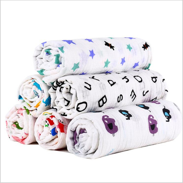 Kids Muslin Blankets Swaddles Ins Bath Towels Wraps Nursery Bedding Newborn Organic Cotton Ins Swadding Parisarc Robes Quilt Robes A657