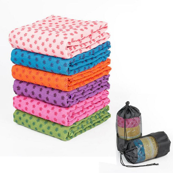 Yoga mat Folding thickened yoga mat Portable Microfiber non-slip blanket Multifunction sport towel Rectangular carpet Sofa blanket CLS697