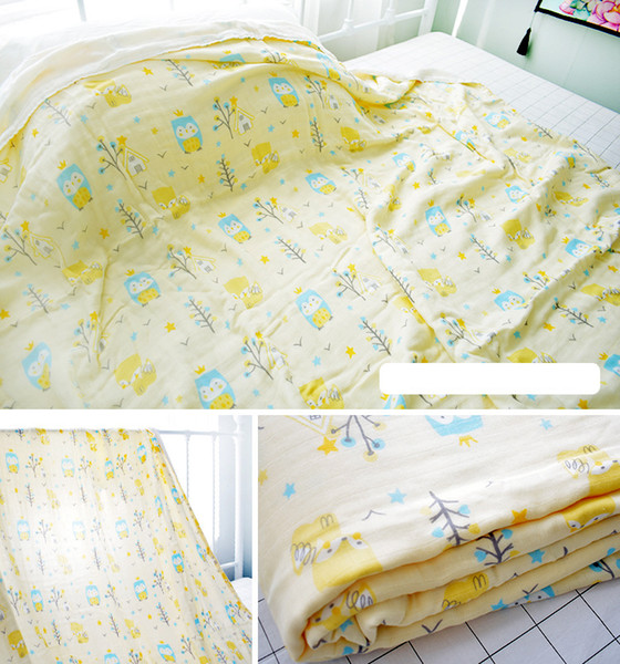 Hot selling Four-layer Robes Gauze Wrap Baby Multi-functional Children's Bath Towel Cart Blanket Bamboo Fiber Blanket Quick Dry Baby Robes