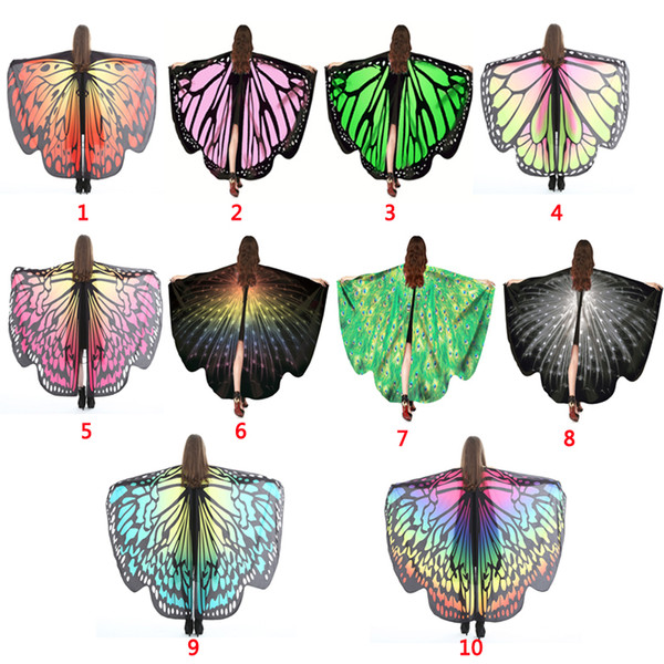 Cool Multi-style 135*168cm Robes big girls cloak Bohemia Printed Beach Towels cartoon Butterfly Design Beach Shawl Yoga Mat 20 colors cape