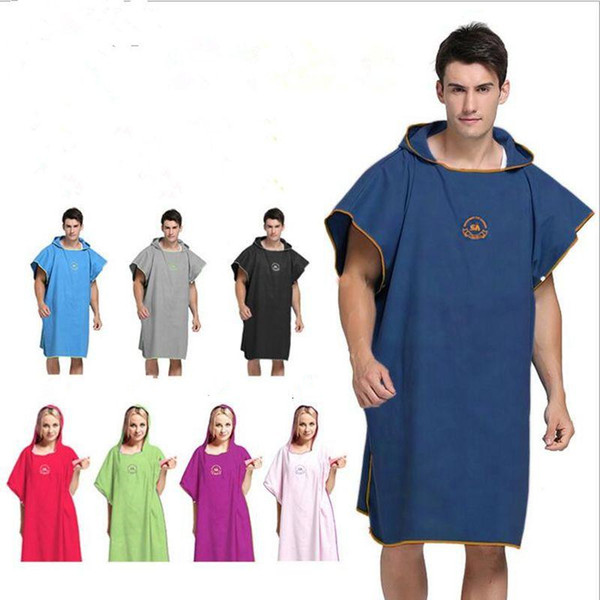 Quick Dry Bathrobe Magic Bath Towels SPA Shower Robes Adult Kids Body Wrap Bath Robe Bathrobe Beach Dress Wearable Magic Clothing TLZYQ338