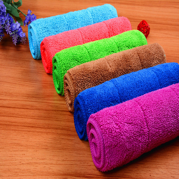 Free Shipping Cleaning Towel Wash Towel Polishing Drying Cloths size 20x30cm 6 colors
