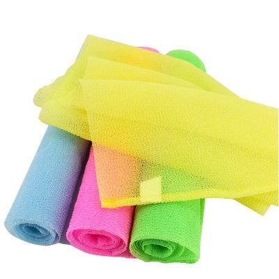 30*90cm Novelty Multi Colors Salux Nylon Japanese Exfoliating Beauty Skin Bath Shower Wash Cloth Towel Back Scrubbers ZZA1566