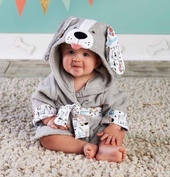 30 Designs Hooded Animal model ing Baby Bathrobe/Cartoon Baby Spa Towel/Character kids bath robe/infant beach towels