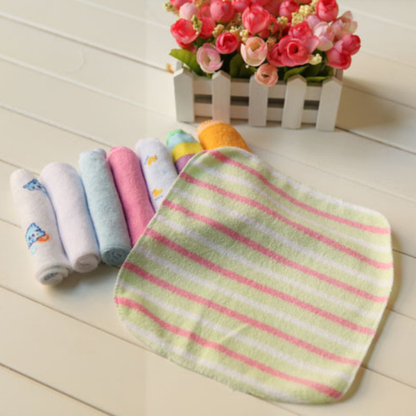 8pcs/pack Cotton Newborn Baby Towels Saliva Bibs Towel Nursing Towel Baby Washcloth Handkerchief for Kids Soft Square Towel Suit