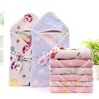 High Quality 100% Cotton baby long sleeve jumpsuit bathrobe quilt baby bath towel and cape baby bath robe with hood