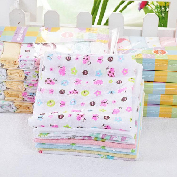 8PC/LOT Baby Handcraf Towels Kerchief Nurse Towel Cotton Handkerchief