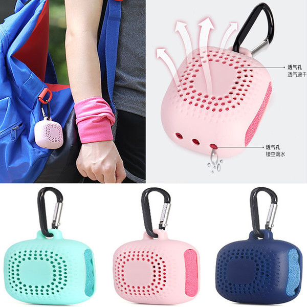 Travel Quick Dry Towel Outdoor Creative Silicone Ultrafine Fiber Ice Sense Sports Towel Portable Cold Sense Cold Towel JH0923 50set