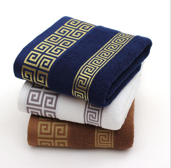 Soft Cotton Bath Towels Beach Towel For Adults Absorbent Hand Face Sheet Adult men women basic Towels 140*70cm KKA6838