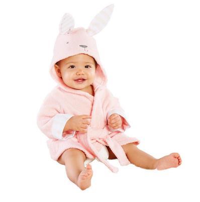 wholesale Fashion Designs Hooded Animal Modeling Baby Bathrobe Cartoon Baby rope Character Kids Bath Robe Infant