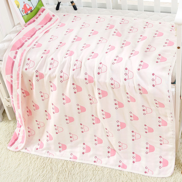 110 * 110cm baby bath towel cotton six six gauze bath towel child was born newborn towel child blanket DHL free shipping
