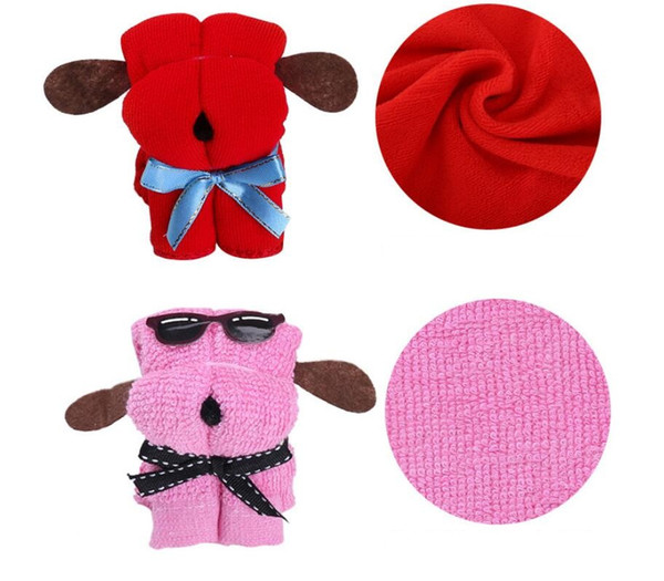 Multicolor Cute Dog Children Toy Shape Cotton Cake Towel Creative Mother's Day Wedding Present Birthday Gifts