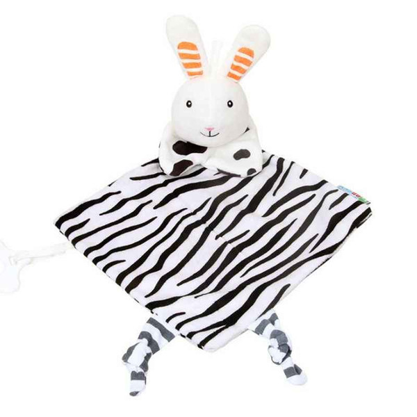 New 20*20cm Baby Infant Preferred Soft Appease Towel Toys Calm Cute Rabbit Doll Teether Developmental Baby Towel