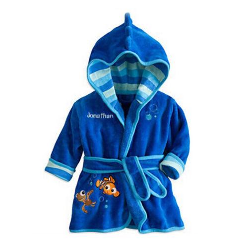 Boys Girl Warm Bath Robe Gown Nightwear Sleepwear Homewear Pj's Coat Jacket QWE #5