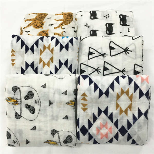 INS Kids Muslin Swaddles Ins Wraps Blankets Nursery Bedding Newborn Organic Cotton Ins Swadding Bath Towels Parisarc Robes Quilt Robes