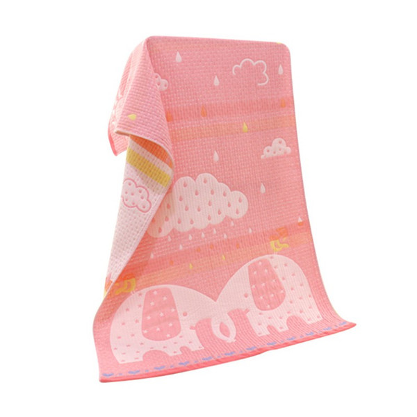 2018 Baby Bath Towel Cotton Three Layers of Gauze Cartoon Bath Towels Absorbent Drying Beach Cloth 70cm*140cm L1