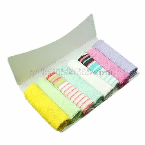 8Pcs/set New Soft Baby Newborn Children Bath Towels Washcloth For Bathing Feeding #HC6U# Drop shipping