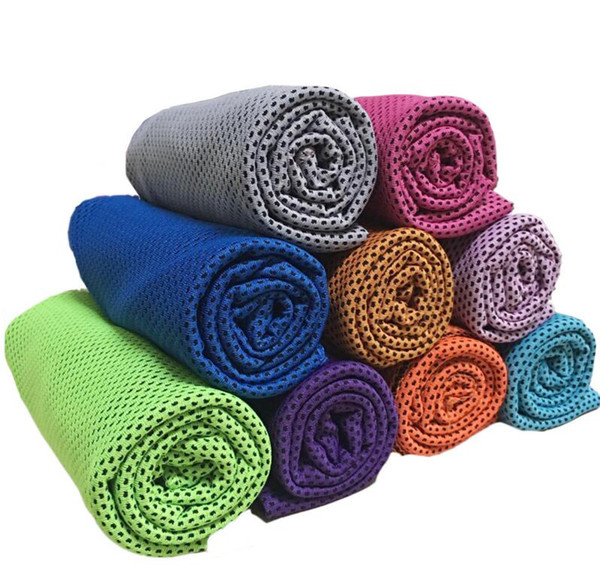 Sports towel Ice Cold Towel Cooling Summer Sunstroke Sports Exercise Cool Quick Dry Soft Breathable Cooling Towel