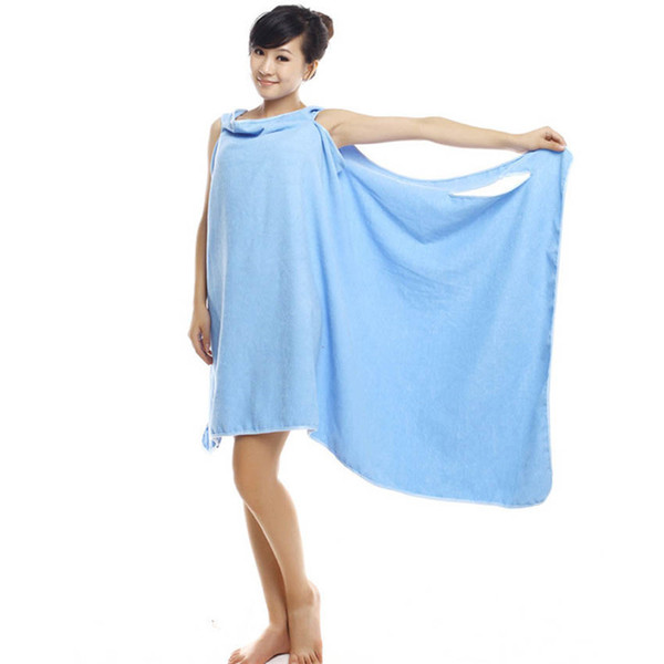 Best Magic Bath Towels Lady Girls SPA Shower Towel Body Wrap Bath Robe Bathrobe Beach Dress Wearable Magic Towel