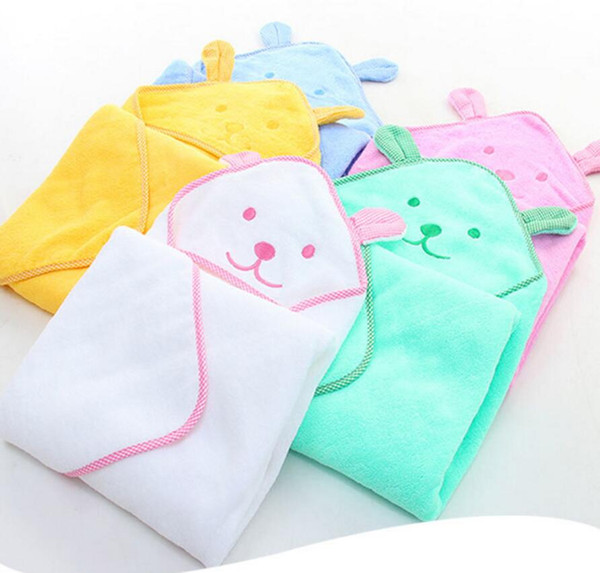 baby shower towl and bathrobe cartoon animal designs pink and purple green yellow pink colorful