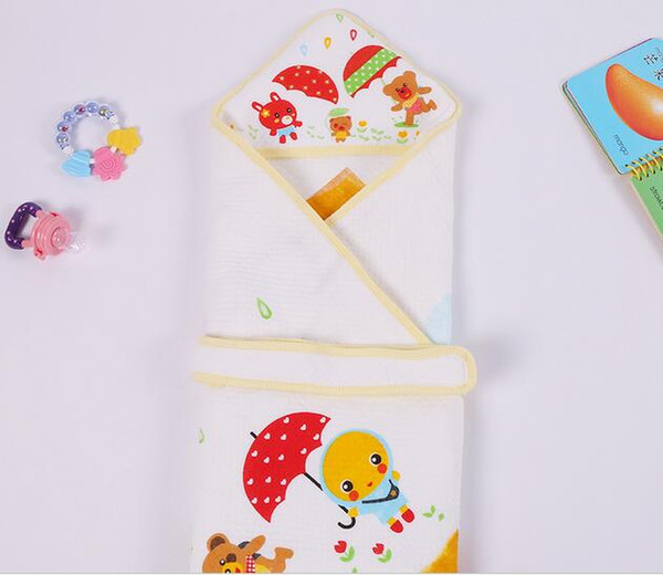 Baby Bath Towel Soft Cotton Newborn Towel Newborn Infant Cartoon Cotton Towel Absorbing Soft Skin Washcloth