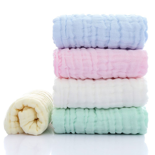 Hot Sale Baby Soft Bath Towel Washcloth Bathing Feeding Wipe Cloth Cotton Soft Natural Harmless Infant Comfortable Good Quality