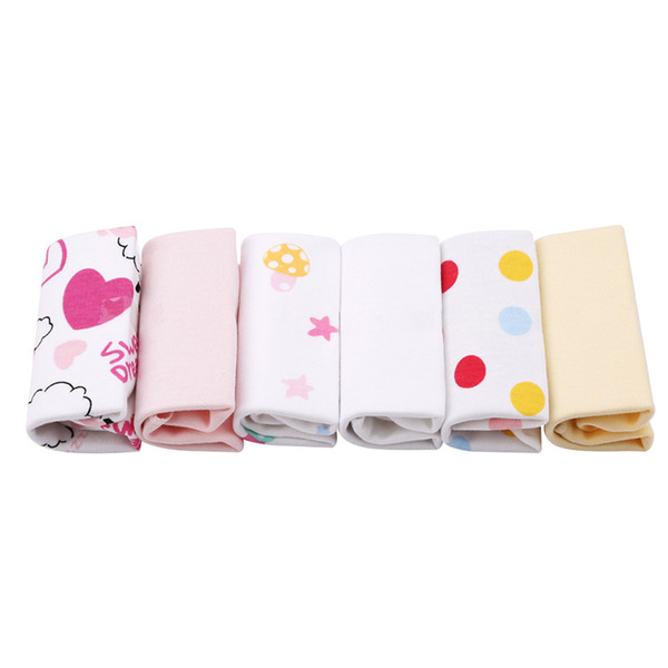 6PCS/Set Soft Baby Towel For Newborn Face Washing Baby Care Wash Cloth Kids Polyester Hand Towel Bath For Newborn 793527