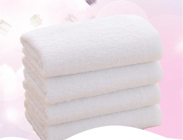 Wholesale Free Delivery Factory Direct Sale of Pure Cotton Towels 50g 30*65 Disposable White Towel Hotel Bath