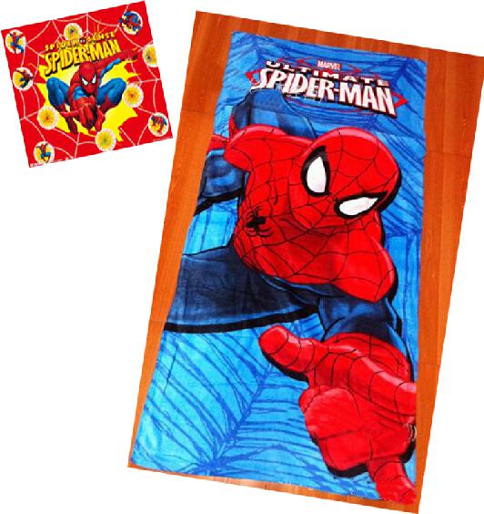 9%off!in stock!Cartoon!60*120cm, cotton!Spider-Man Children's bath towel! Beach towel! Bathrobe! Bathrobes!DROP SHIPPING!hot!5pcs/lot,LY