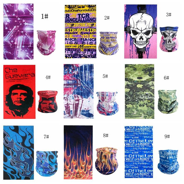 Halloween fashion props seamless multi-function magic bib riding mask to keep warm and change the headscarf