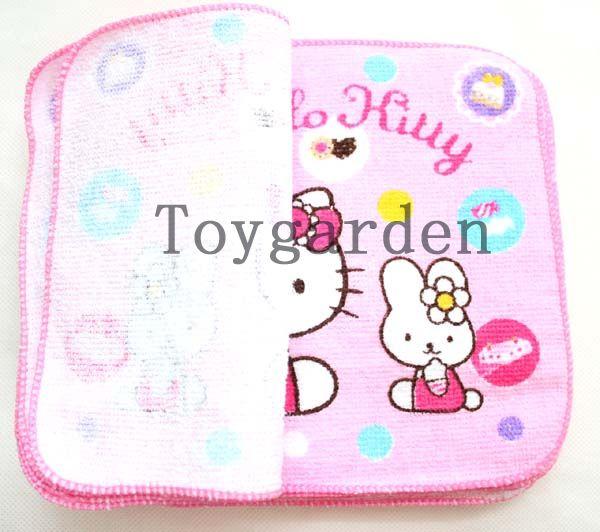 Cartoon Animals Handkerchief Cotton Holidays School Girls Gift free shipping