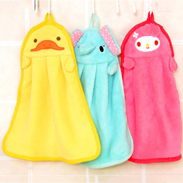 Cute Animal Handkerchief Microfiber Healthy Kids Children Cartoon Absorbent Hand Dry Towel Lovely Soft Comfortable Hanky Baby Care