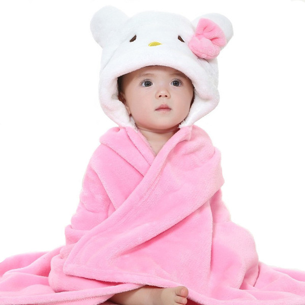 Autumn Boy Girl Towels Cartoon Poncho Hooded Bath Kids Clothes Baby Towel Newborn Blanket Children Bathrobe Wrap Toalha De Banho