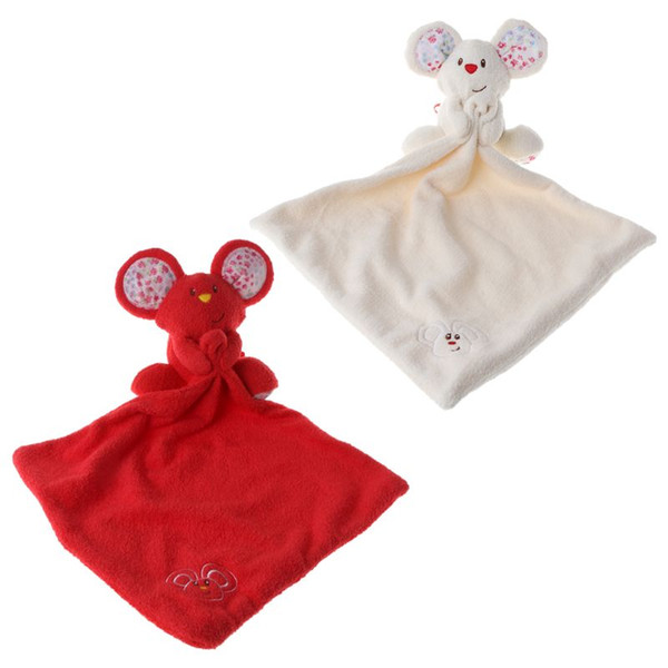 Baby Pacifier Towel Cute Cartoon Square Saliva Towels Wipe Plush Environmental Newborn Infant Soft Appease Bath Towel Play Toys