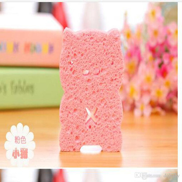 Wholesa Cartoon Baby Bath Brushes Infant Shower Rubbing Cute Animal Elephant Frog Rabbit Bear Newborn Soft Sponge Eco-Friendly Free Shipping