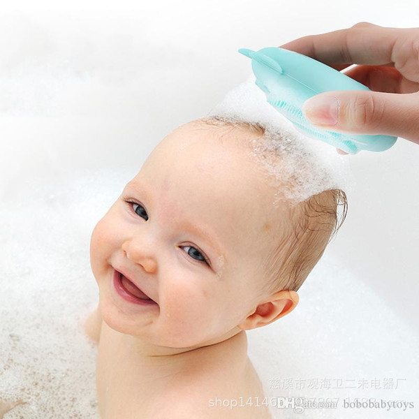 Baby shampoo mother cleanser ultrasonic silica gel washing device pore cleaner bath washing device multi-functional introduction brush