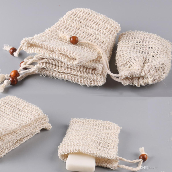 Soap storage bag manual bubble mesh shower receive soap mesh bag shower supplies natural exfoliating mesh soap protective net